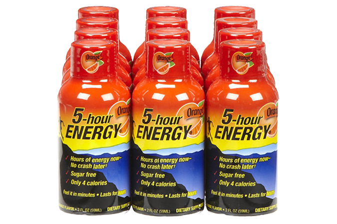 5-hour-energy bottles